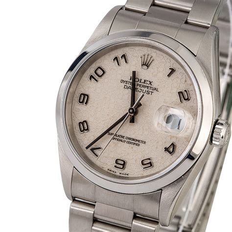 rolex ivory jubilee dial